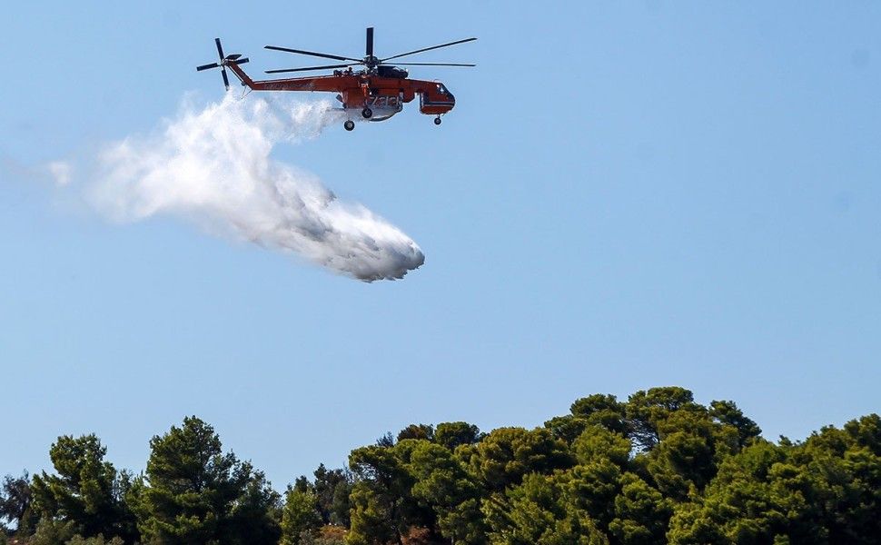 Πυρκαγιά στην Αρτέμιδα Αττικής την Τετάρτη 28 Αυγούστου 2019.
(EUROKINISSI/ΘΑΝΑΣΗΣ ΔΗΜΟΠΟΥΛΟΣ)