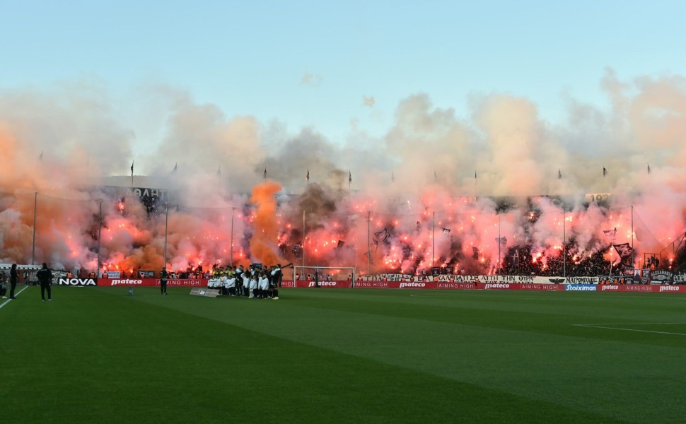 SUPERLEAGUE 2022-2023 / PLAY OFF / ΠΑΟΚ - ΑΕΚ (ΑΝΤΩΝΗΣ ΝΙΚΟΛΟΠΟΥΛΟΣ / EUROKINISSI)