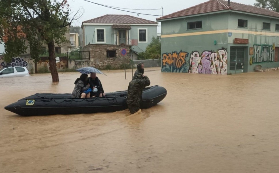 ΣΥΝΔΡΟΜΗ ΤΩΝ ΕΝΟΠΛΩΝ ΔΥΝΑΜΕΩΝ ΣΤΟΝ ΒΟΛΟ. Τετάρτη 6 Σεπτεμβρίου 2023  (ΓΡ. ΤΥΠΟΥ ΓΕΕΘΑ / EUROKINISSI)