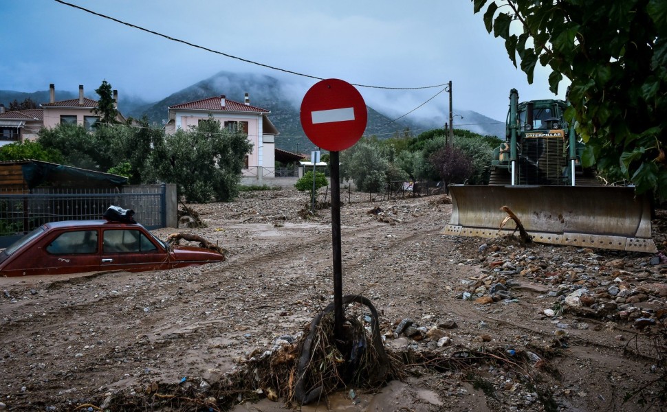 Το κύμα κακοκαιρίας ELIAS στον Βόλο, έχει προκαλέσει πλημμύρες και μεγάλες καταστροφές, Πέμπτη 28 Σεπτεμβρίου 2023  (ΒΑΣΙΛΗΣ ΟΙΚΟΝΟΜΟΥ/ EUROKINISSI)