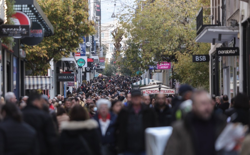 Καταστήματα στην οδό Ερμού/φωτό αρχέιου eurokinissi