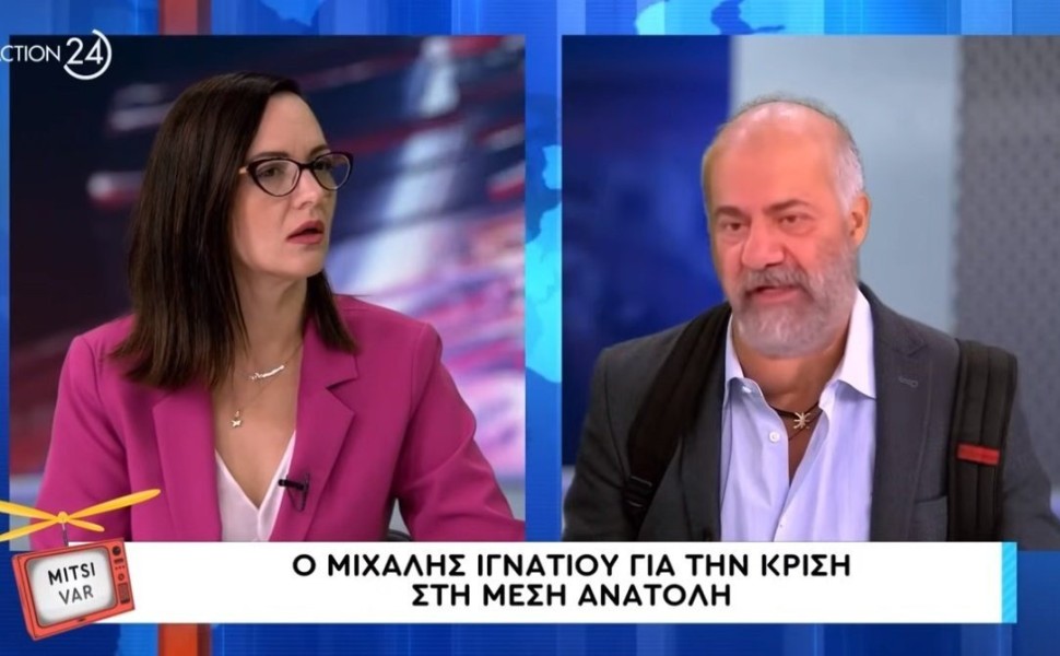 Ο Γιώργος Μητσικώστας μιμείται τον Μιχάλη Ιγνατίου