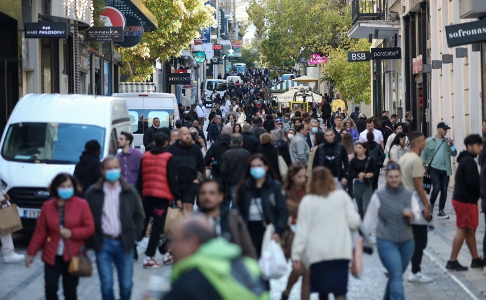 Ψώνια στην Ερμού / Φωτ.: Eurokinissi