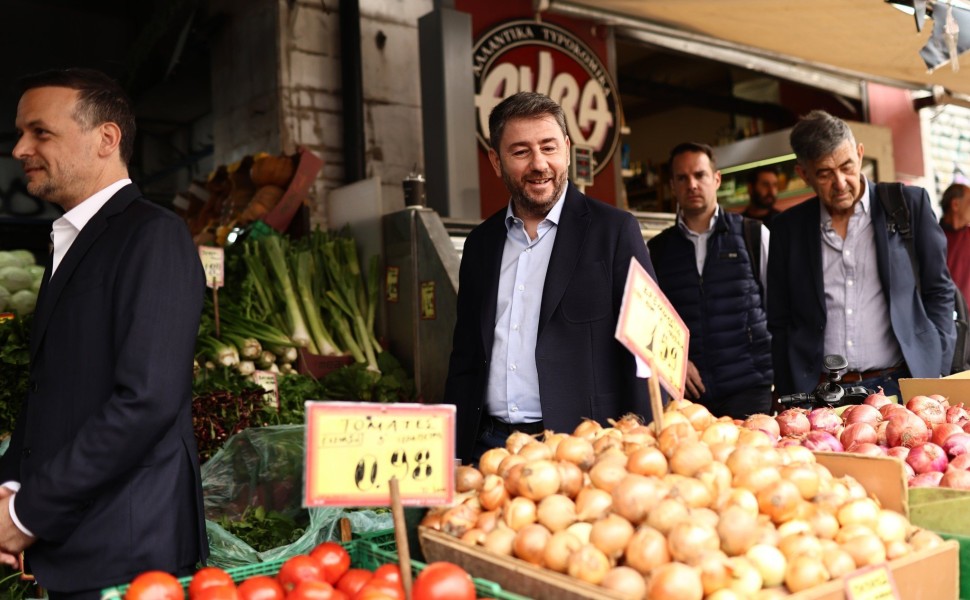 Στην καθημερινότητα επενδύει τώρα ο Νίκος Ανδρουλάκης που βρίσκεται υπό πίεση λόγω των δημοσκοπήσεων / Intime