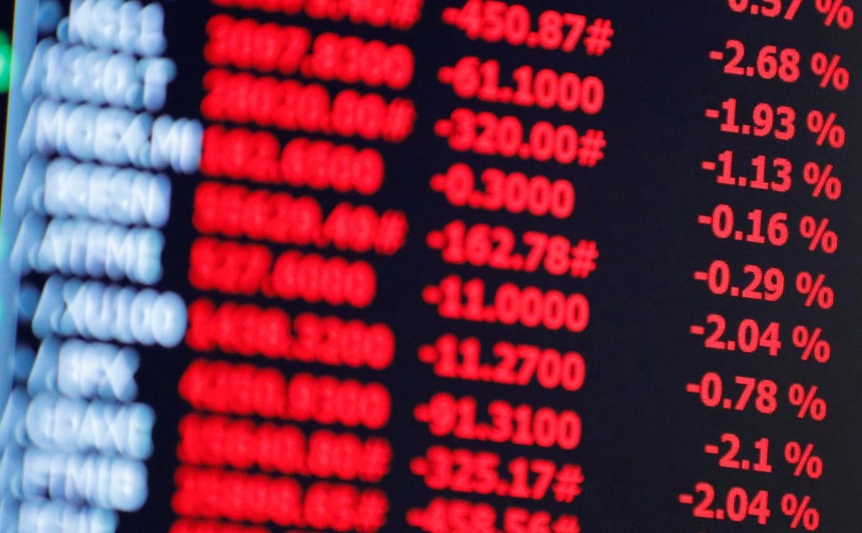 Global indices are displayed on a screen on the trading floor at the New York Stock Exchange (NYSE) in Manhattan, New York City, U.S., August 19, 2021. REUTERS/Andrew Kelly