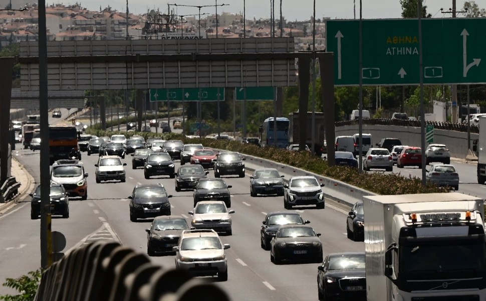 Η κίνηση στους δρόμους της Αττικής / Eurokinissi