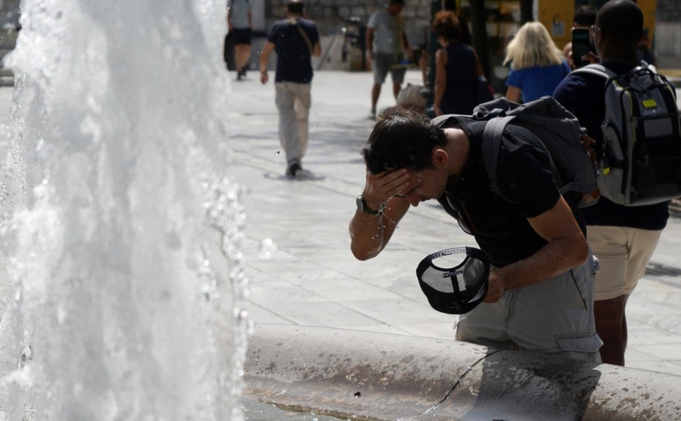 Καύσωνας στο κέντρο της Αθήνας / Φωτό αρχείου Intime