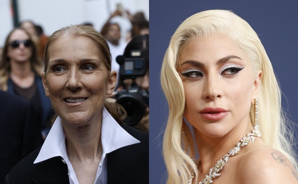 Η Σελίν Ντιόν (Reuters) και η Lady Gaga (ΑΠΕ ΕΡΑ)