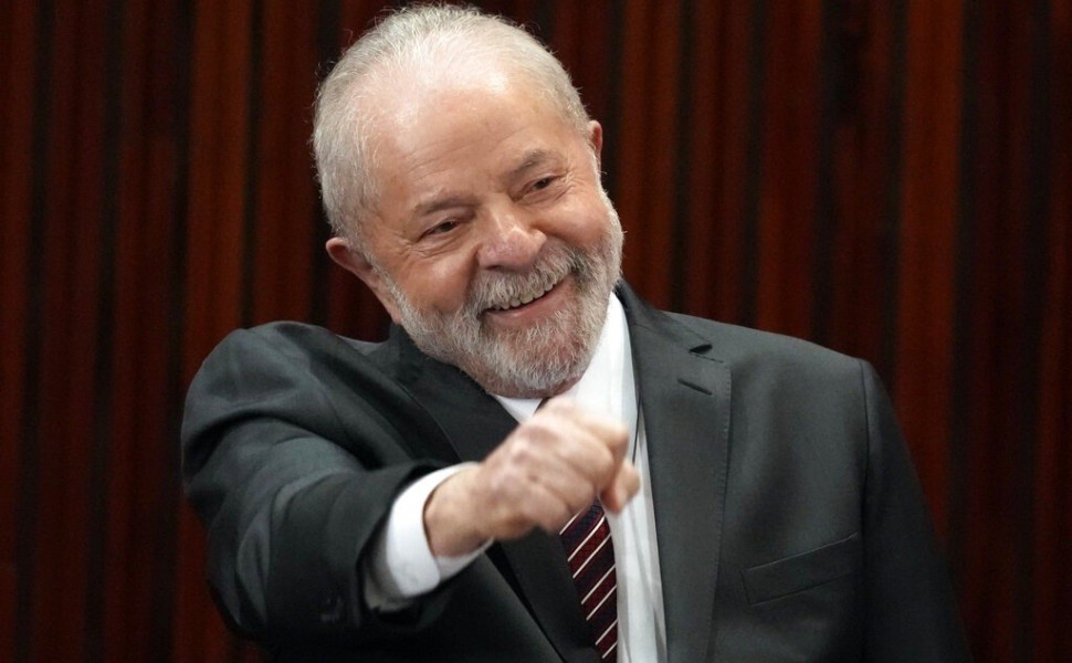 FILE - Brazilian President-elect Luiz Inacio Lula da Silva smiles during his election certification ceremony at the Supreme Electoral Court in Brasilia, Brazil, Monday, Dec. 12, 2022. Lula will be sworn on Jan. 1, 2023 in the capital of Brasilia and assum