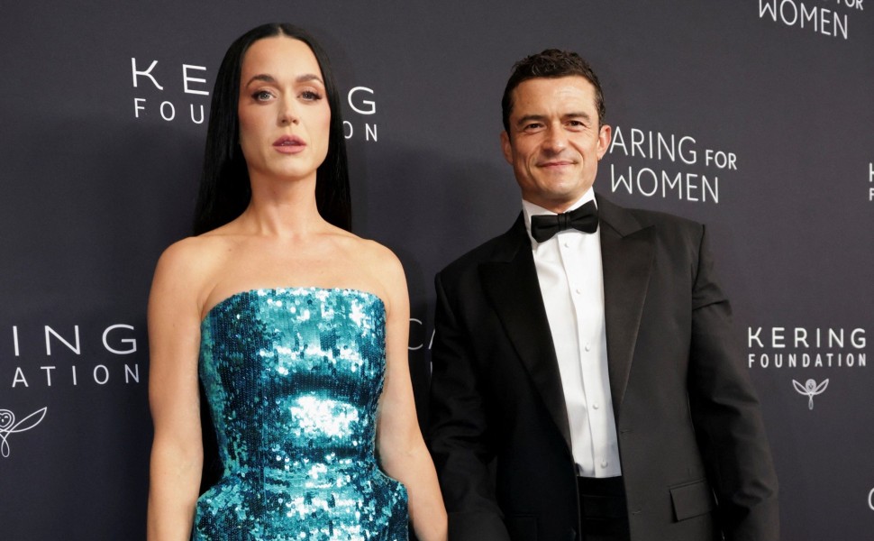 H Katy Perry με τον Orlando Bloom / πηγή: Reuters