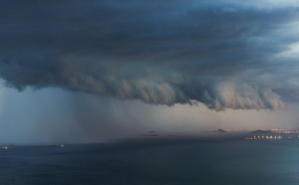 Ο τυφώνας Γιάγκι πλησιάζει την Κίνα (Photo by VCG/VCG via Getty Images)