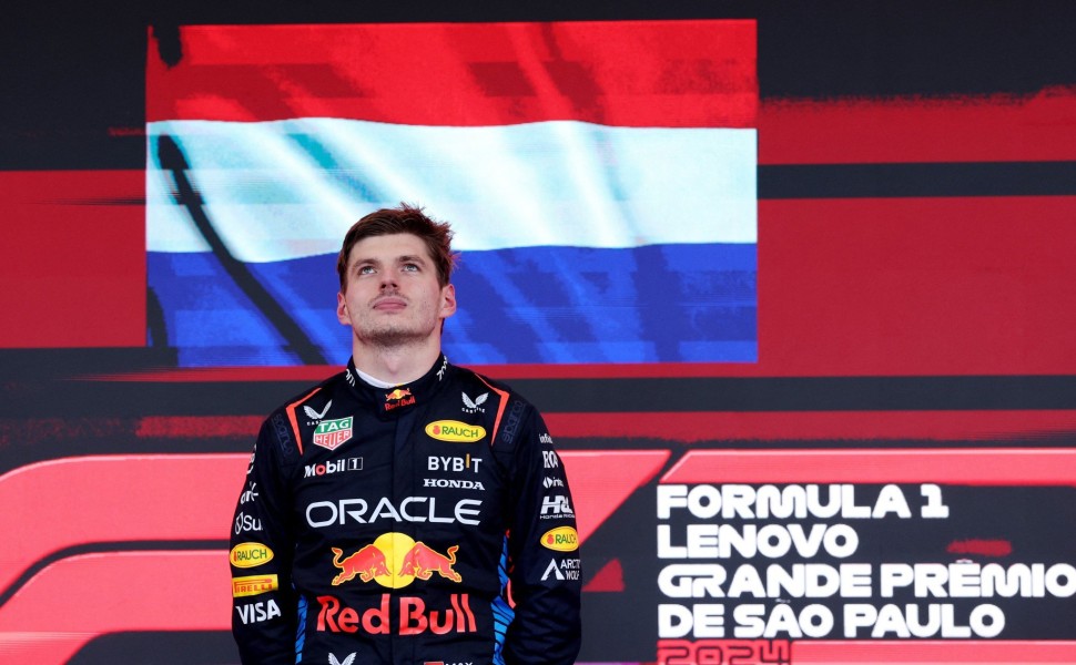 Φωτογραφία: Reuters, Formula 1, Grand Prix Βραζιλίας Max Verstappen Podium