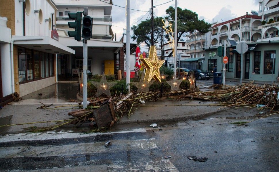 Καταστροφές στην πόλη της Ρόδου/Eurokinissi