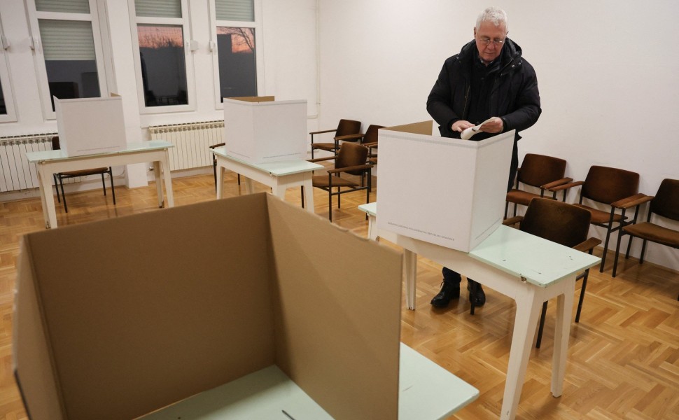 File Photo, elections in Croatia, REUTERS/Djordje Kojadinovic