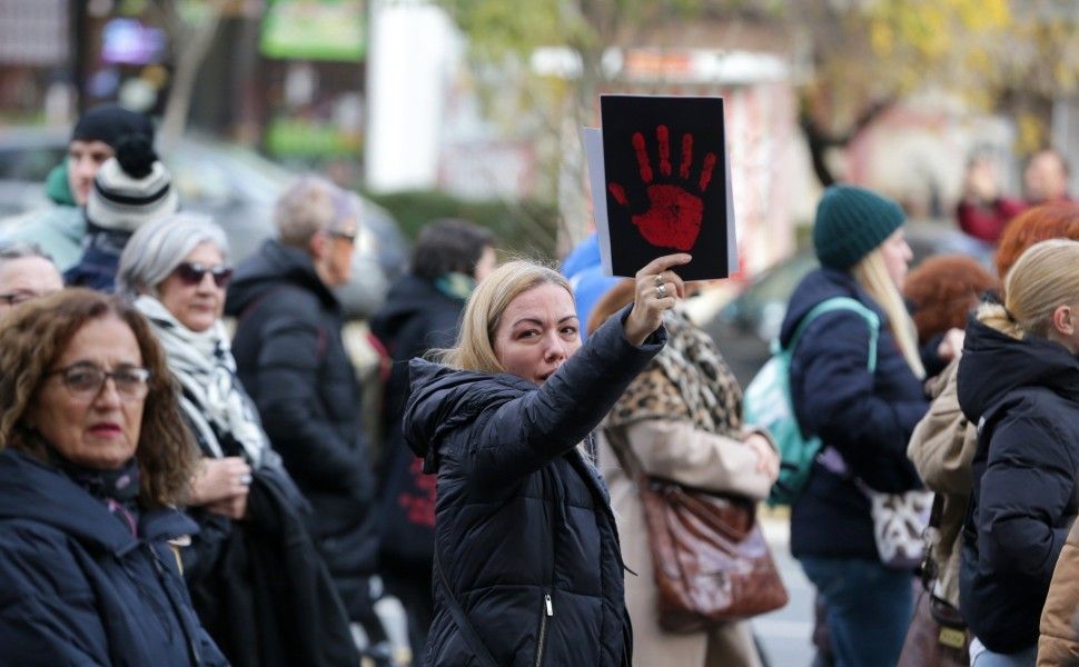 Διαδηλώσεις για την τραγωδία στο Νόβι Σαντ της Σερβίας / πηγή: ΑΠΕ ΕΡΑ