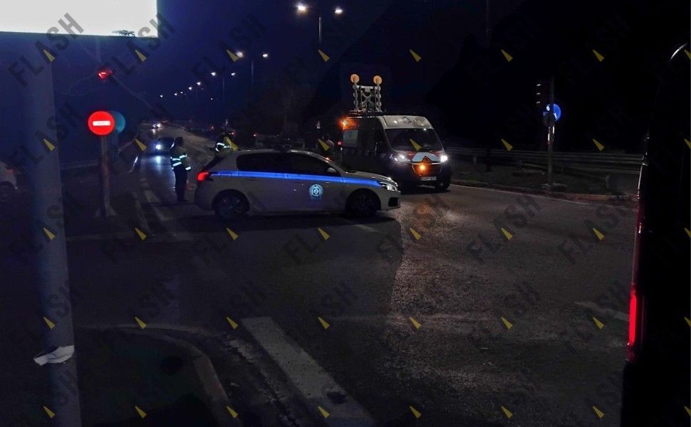 Τροχαίο σημειώθηκε στην Καισαριανή / Φωτ.: flash.gr